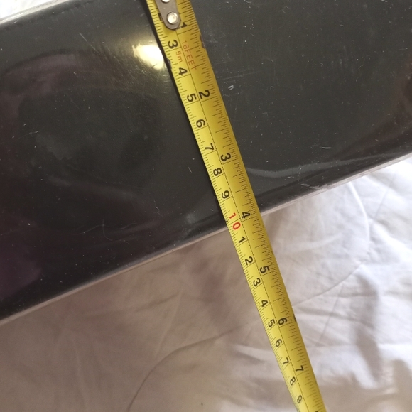 VINTAGE 1950 GRAPHIC AMERICAN TOPICS CLEAR LUCITE PURSE - Picture 11 of 12